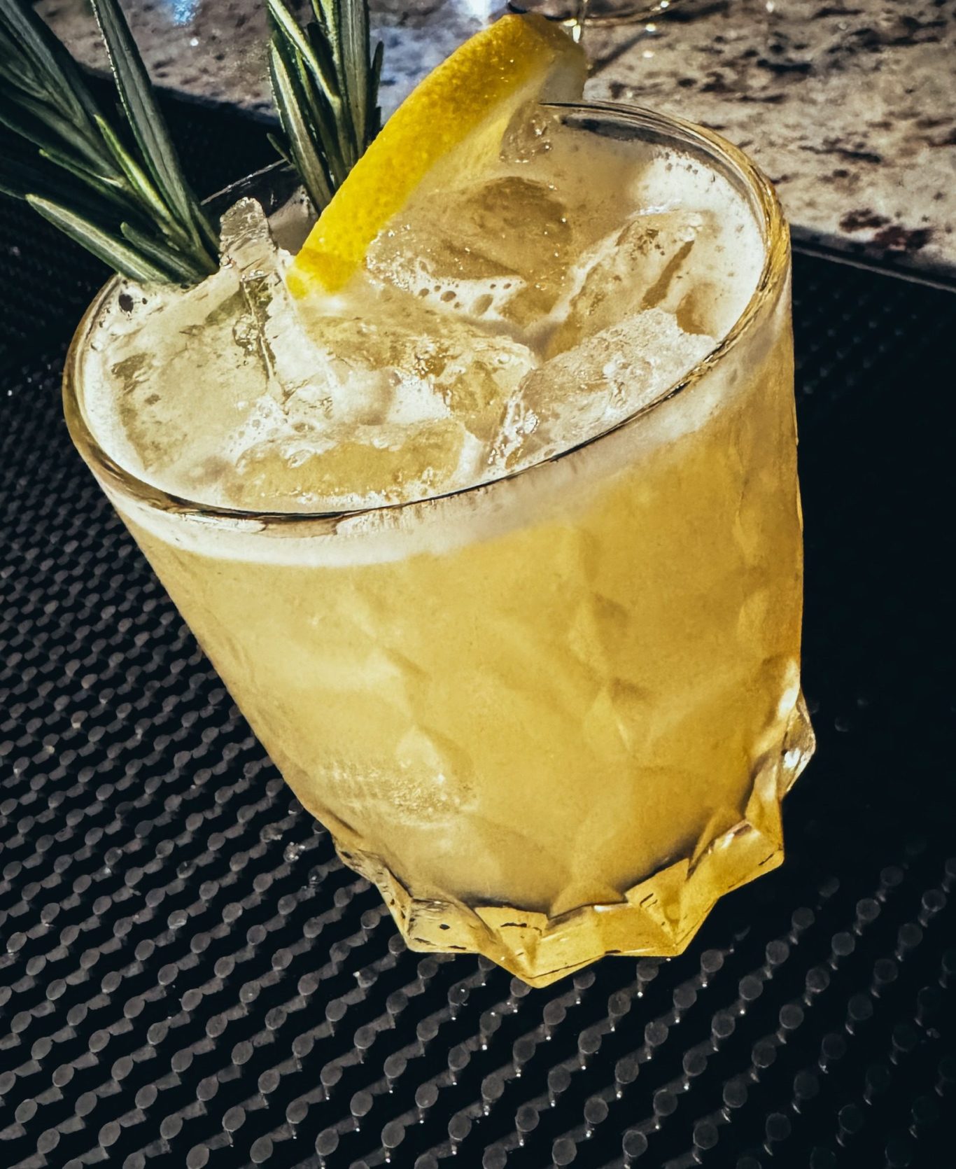 Handcrafted cocktail prepared by J&A Mobile Mixology